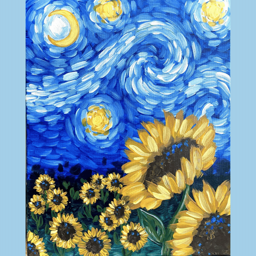 Starry Night Sunflower